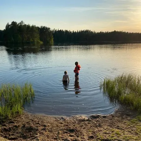 Moekki Saunalla Maentymetsaessae Venkovský dům Forssa